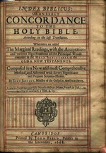Title page of Jackson's Index Biblicus (1668)