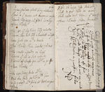 Example of a mid-seventeenth century scrapbook showing poems in multiple hands, author unknown.