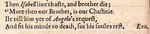 William Shakespeare, Measure for Measure, folio 1 (1623), p. 70, detail