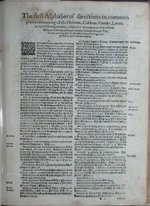 First page of the first of Herrey's concordances